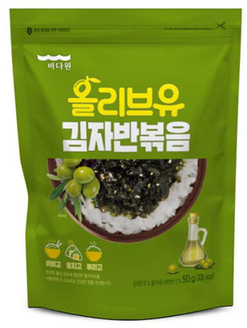 바다원 올리브유 김자반볶음, 50g, 1개
