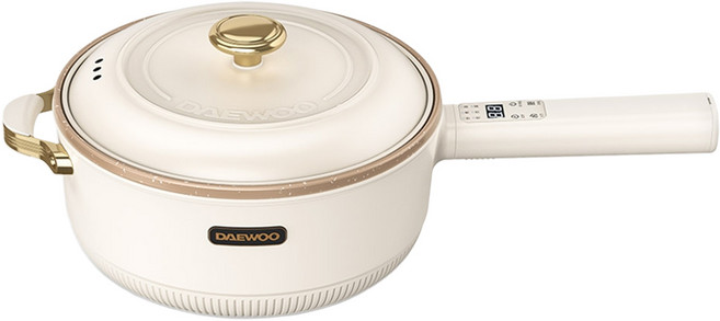 DAEWOO 大宇 多功能料理鍋, DW-EC001, 白色