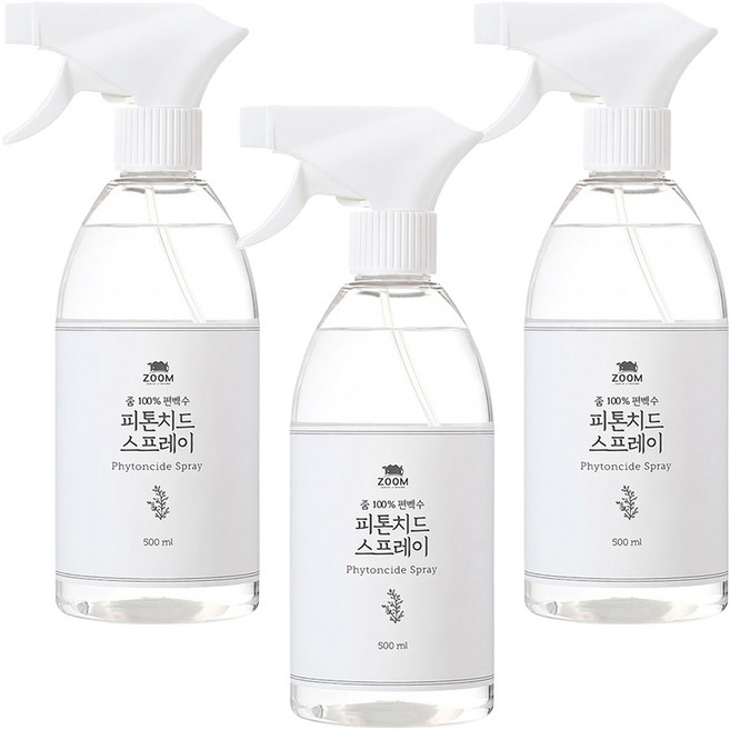 ZOOM 扁柏樹消毒噴霧, 500ml, 3瓶