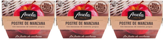 아넬라 첫시작 리얼 과일 디저트 세트, 사과, 200g, 3개