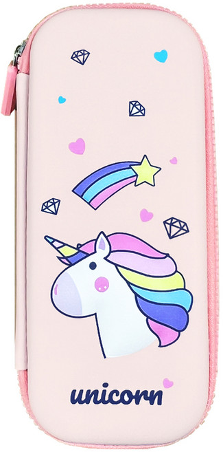 투코비 EVA 3D 입체 필통, 핑크유니콘, 1개