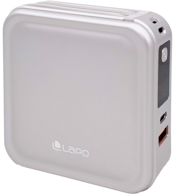 LaPO 全功能無線充電行動電源 Type-C, WT-08TC, 琉光金