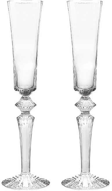 Baccarat 크리스탈 밀 누이 플루티시모 2810597, 2개, 170ml