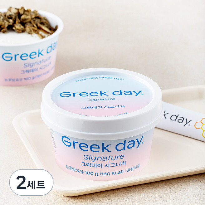 그릭데이 흑임자놀라 세트, 140g, 2세트