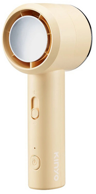 Kinyo 疾速風充電風扇 5V2A, UF-3022, 黃色