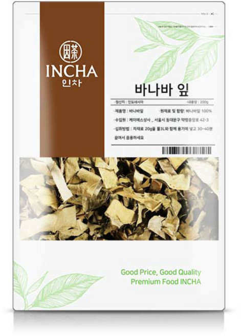 인차 바나바잎차, 200g, 1개입, 1개