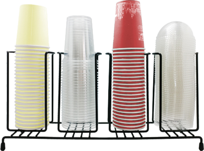 YJ 테이크아웃컵 4구 디스펜서, 1개