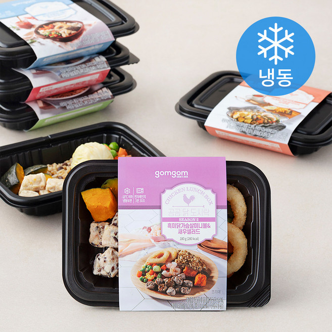 곰곰 닭 도시락 시즌2, 1.2kg, 1세트