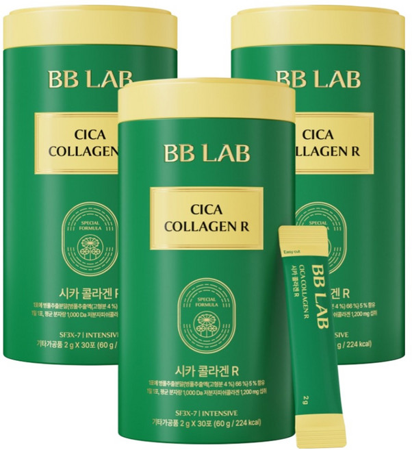 비비랩 뉴트리원 시카 콜라겐 R, 60g, 3개