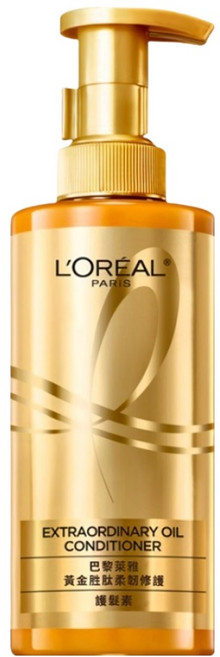 L'OREAL PARiS 巴黎萊雅 黃金胜肽柔韌修護護髮素 440ml, 1瓶