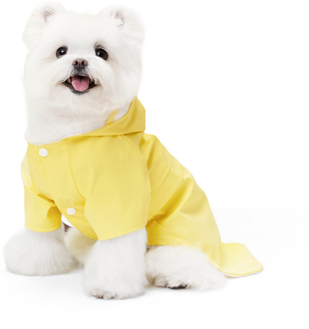 네오핏 강아지 파스텔 우비, 레몬옐로우, 1개