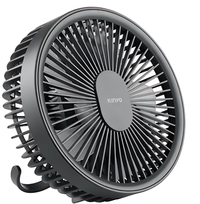 Kinyo 無線遙控LED吊扇 灰色, UF-7065