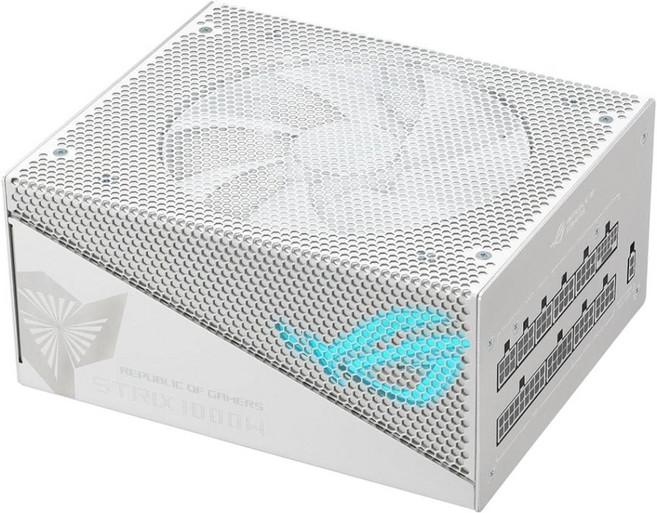 ASUS 華碩 ROG STRIX 1000W AURA金牌ATX3.0電源供應器 150 x 140 x 86cm 潮競白 1.64kg 原廠保固, ROG-STRIX-1000G-AURA-GAMING