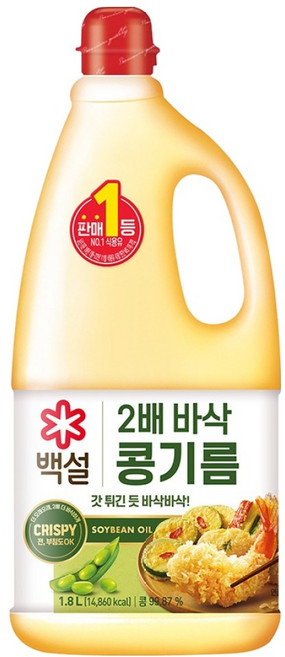 백설 튀김전용유, 1.8L, 1개