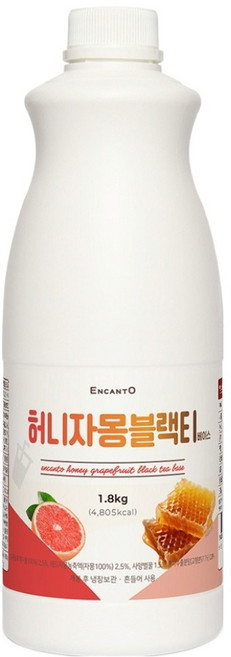 엔칸토 허니자몽블랙티 음료베이스, 1개, 1.8kg