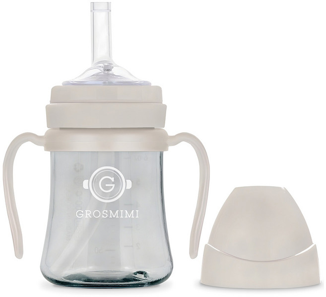 그로미미 PPSU 빨대컵, 200ml, 1개, 크림베이지