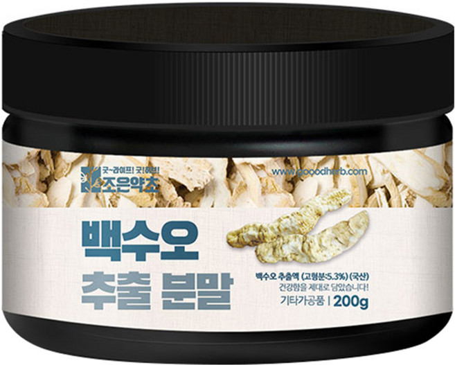 조은약초 백수오 추출분말, 1개, 200g