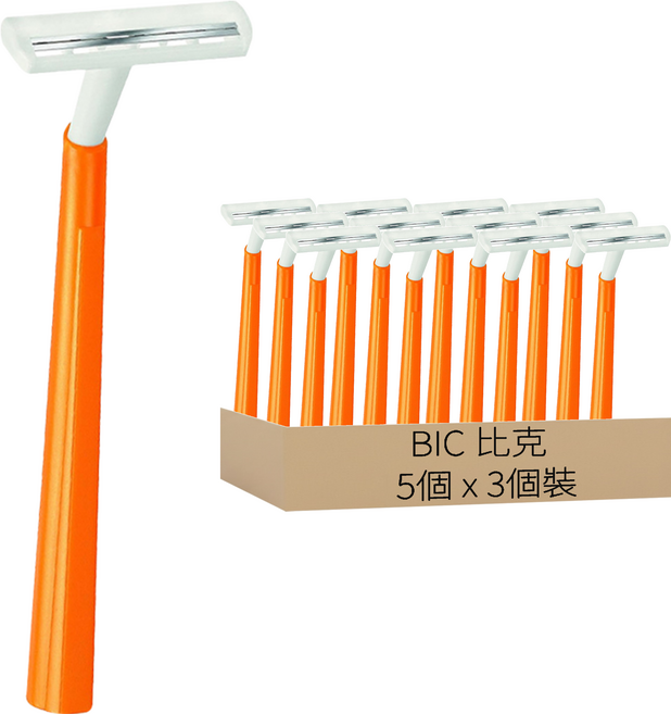 BIC 比克 輕便刮鬍刀, 5個, 3個裝