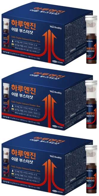 위시헬씨 하루엔진 이뮨 부스터샷, 30회분, 3개 - 쿠팡