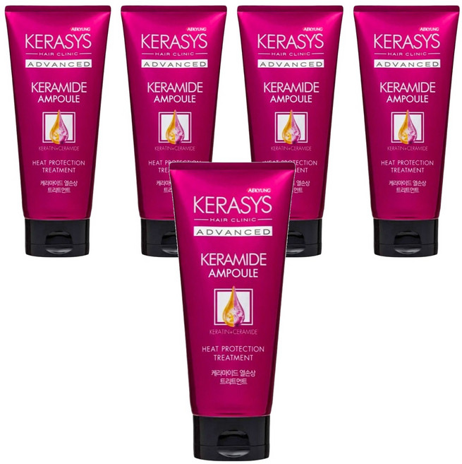 KERASYS 專業安瓶熱損護髮素, 200ml, 5條