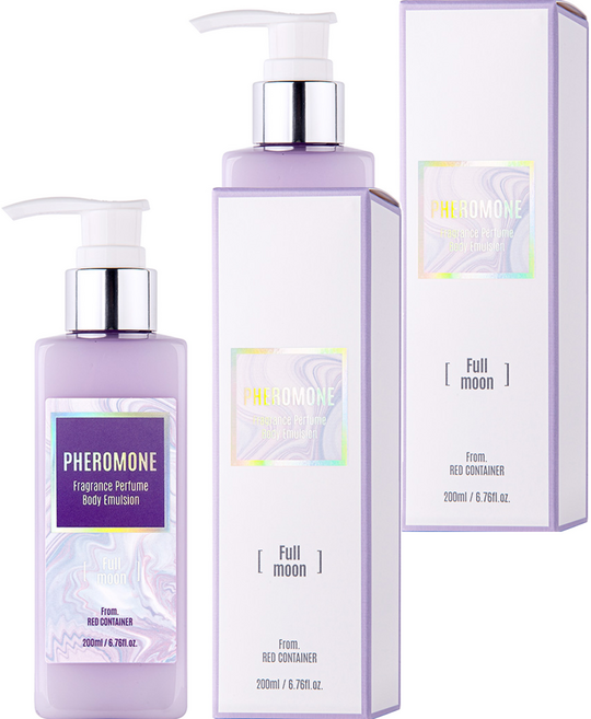 레드컨테이너 페로몬향 바디 에멀전 풀문, 2개, 200ml