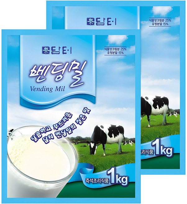 담터 벤딩밀 분말, 1kg, 2개