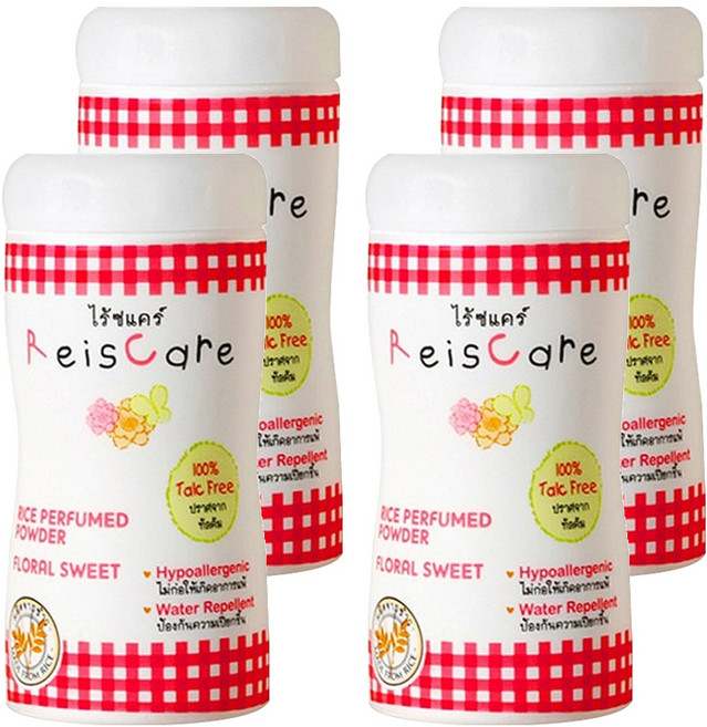 라이스케어 베이비파우더 플로럴스위트, 50g, 4개