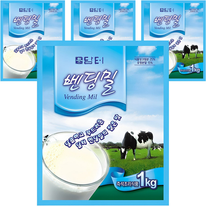 담터 벤딩밀 분말, 1kg, 4개