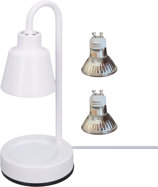 職日生 簡約融蠟燈 調光款 附燈泡2個, 白色