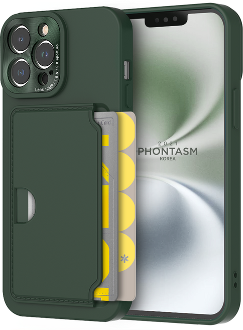 폰타즘 풀커버 맥스 렌즈가드 카드 젤리 휴대폰 케이스