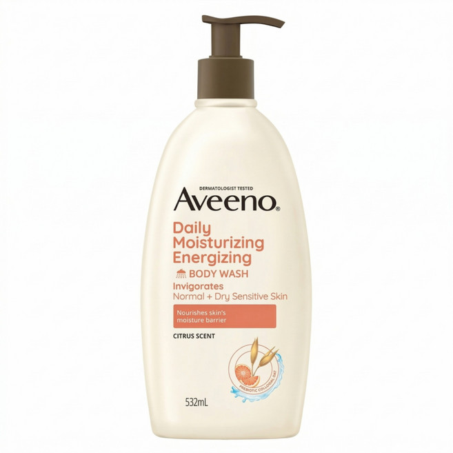 Aveeno 燕麥沐浴露 活力果香, 532ml, 1瓶