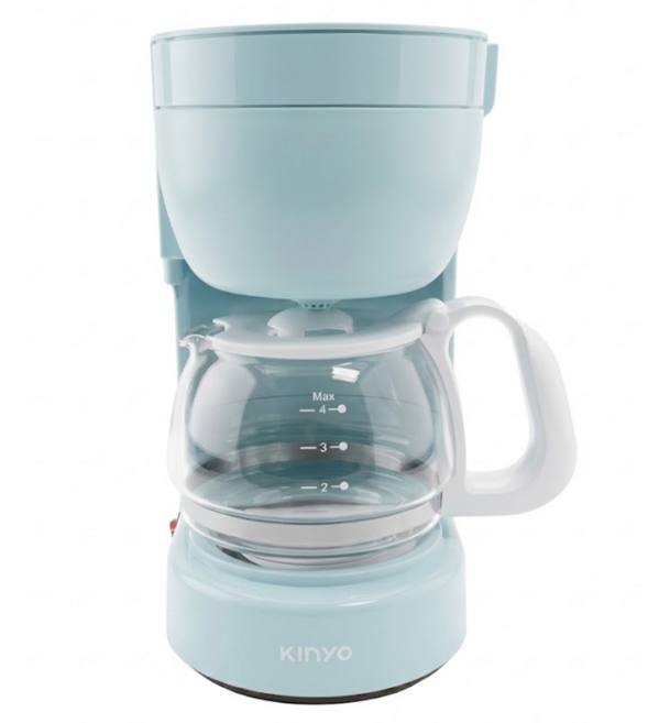 Kinyo 四杯滴漏式咖啡機 附濾網 + 咖啡壺 + 量勺, CMH-7530, 藍色