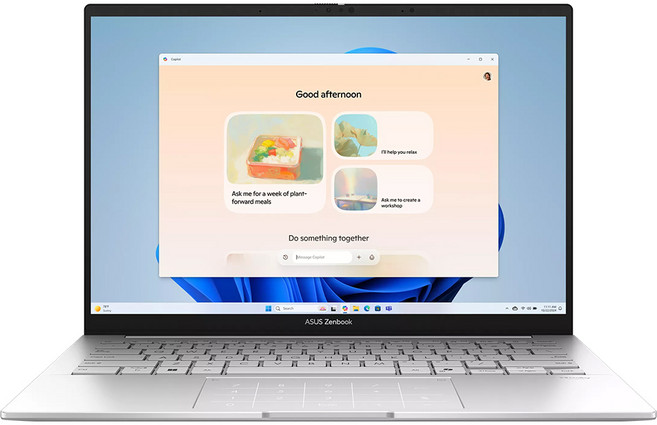 ASUS 華碩 Zenbook OLED 14吋, Intel Core Ultra 5-225H, Intel Arc, 16GB, 1TB SSD, Windows 11 Home, 白霧銀, UX3405CA-0043S225H