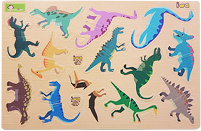 맘스보드 공룡퍼즐 자석퍼즐, 1개, 27피스