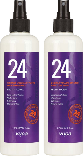 뷰카 24 데일리 볼륨 스타일링 헤어픽서 스프레이, 270ml, 2개