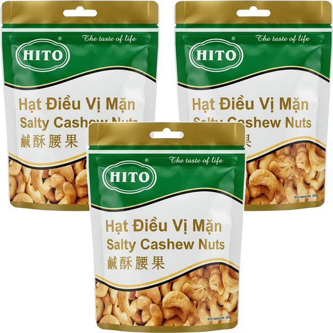 憶霖 鹹酥腰果, 100g, 3包