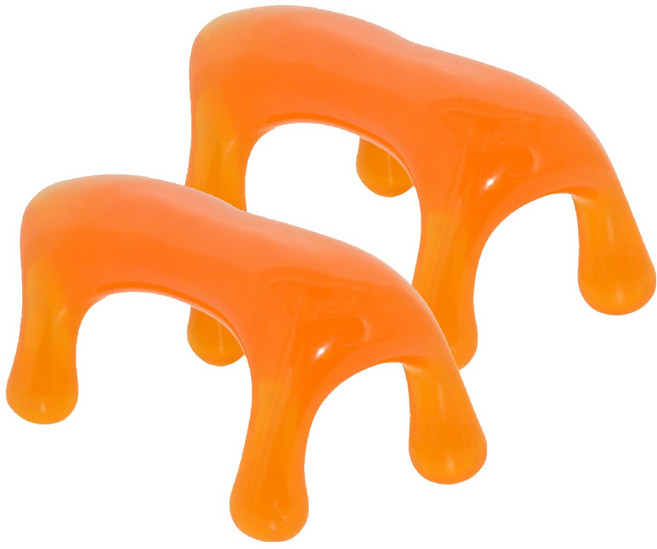 더자카 밀랍 마사지 사족괄사 12.5 x 6.5 x 5 cm 옐로, 2개, 2개, 옐로우