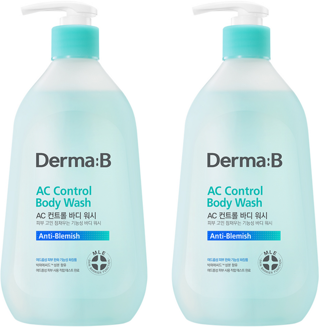 더마비 AC 컨트롤 바디 워시, 420ml, 2개