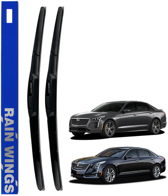 레인윙스 캐딜락 CT6 / 터보 하이브리드 와이퍼 전면 2종 세트, 1세트