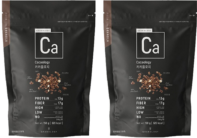 그라놀로지 카카올로지 시리얼, 150g, 2개