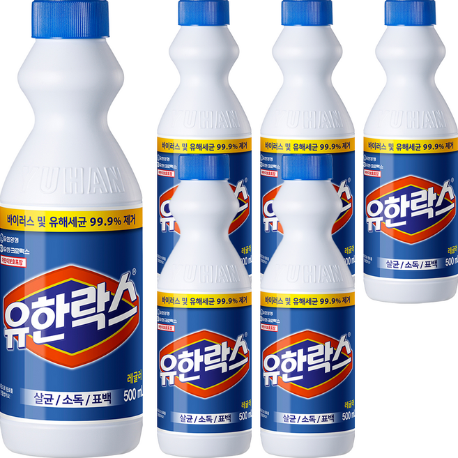 유한락스 레귤러, 500ml, 6개