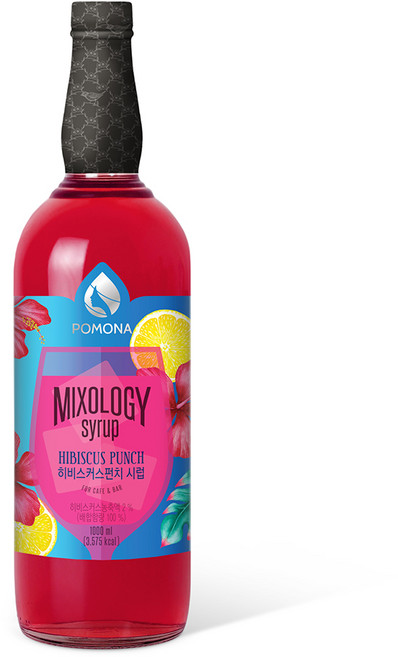 포모나 믹솔로지 히비스커스펀치 시럽, 1L, 1개