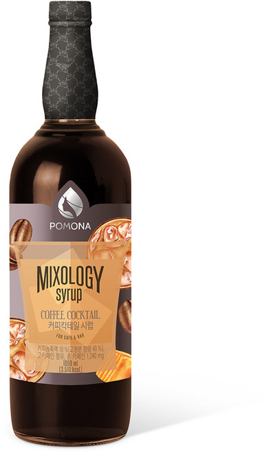 포모나 믹솔로지 커피 칵테일 시럽, 1L, 1개