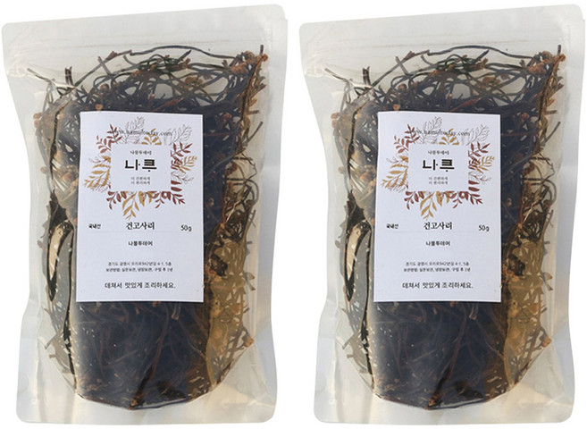 나물투데이 국내산 건고사리, 50g, 2개