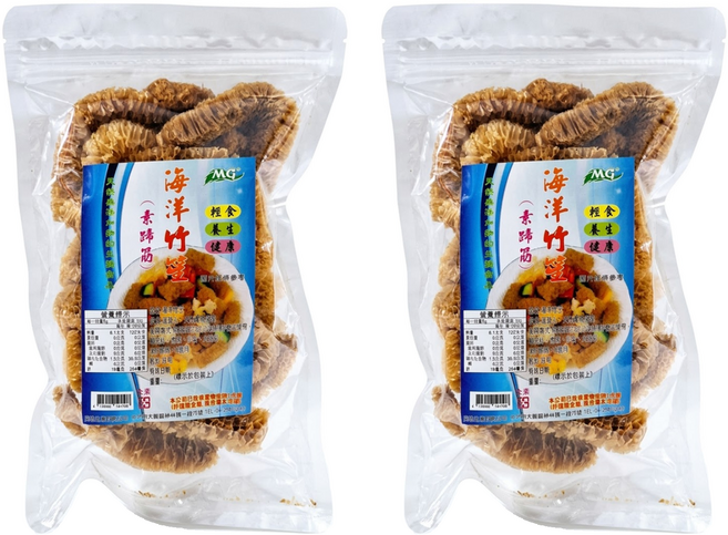 茂格生機 海洋竹笙 素蹄筋, 35g, 2包