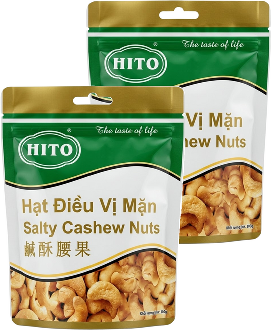 憶霖 鹹酥腰果, 100g, 2包