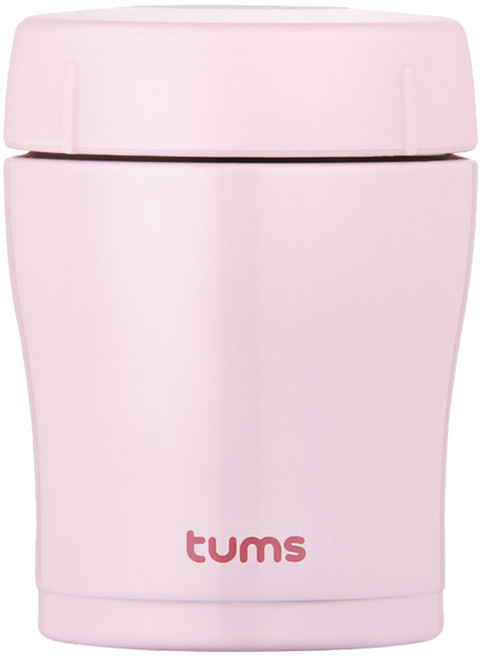 TUMS 馬卡龍保溫瓶 食品用, 粉色, 300ml, 1個