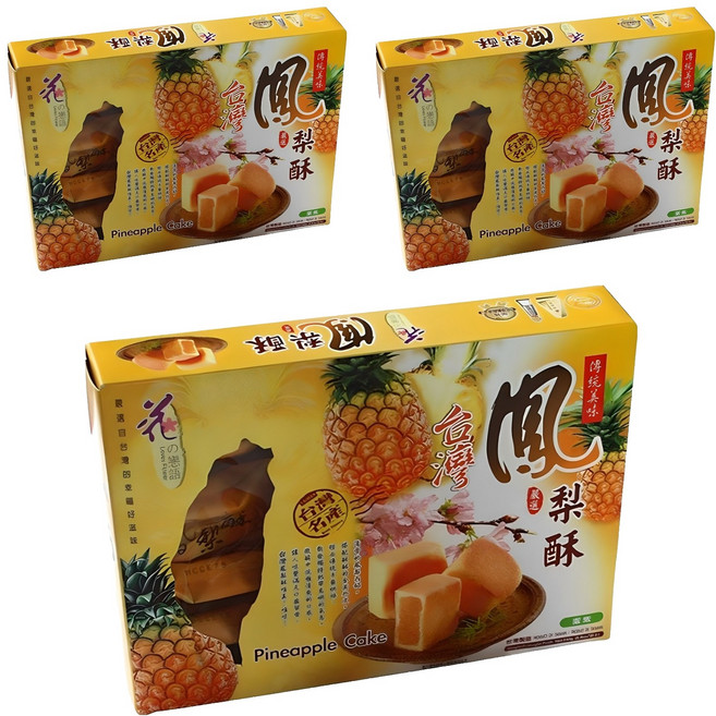 파인애플 케익, 250g, 3개