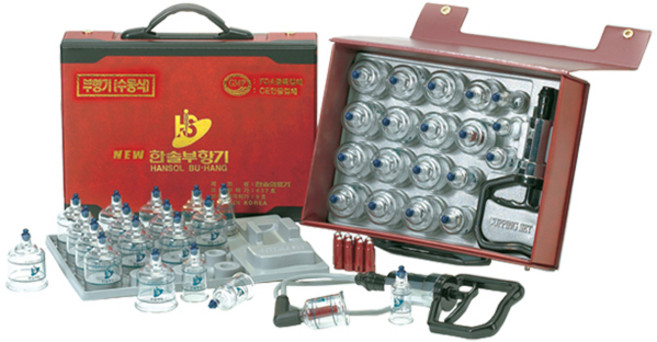 한솔부항기 수동식 부항기세트 HS-A 19p, 1세트