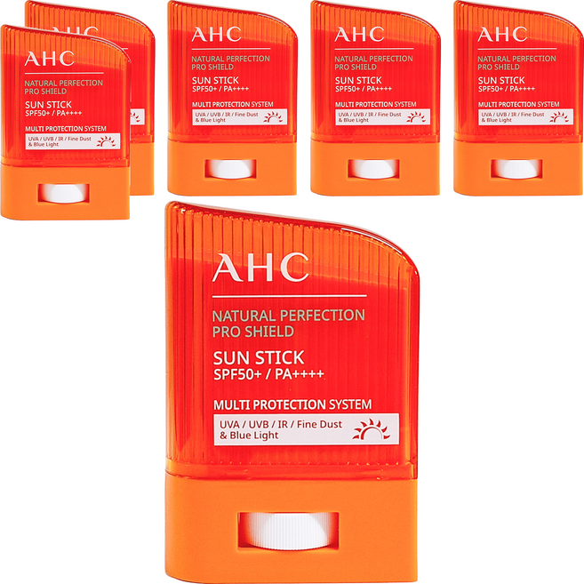 AHC 零死角純物理清爽防曬棒 SPF50+ PA++++, 14g, 6個